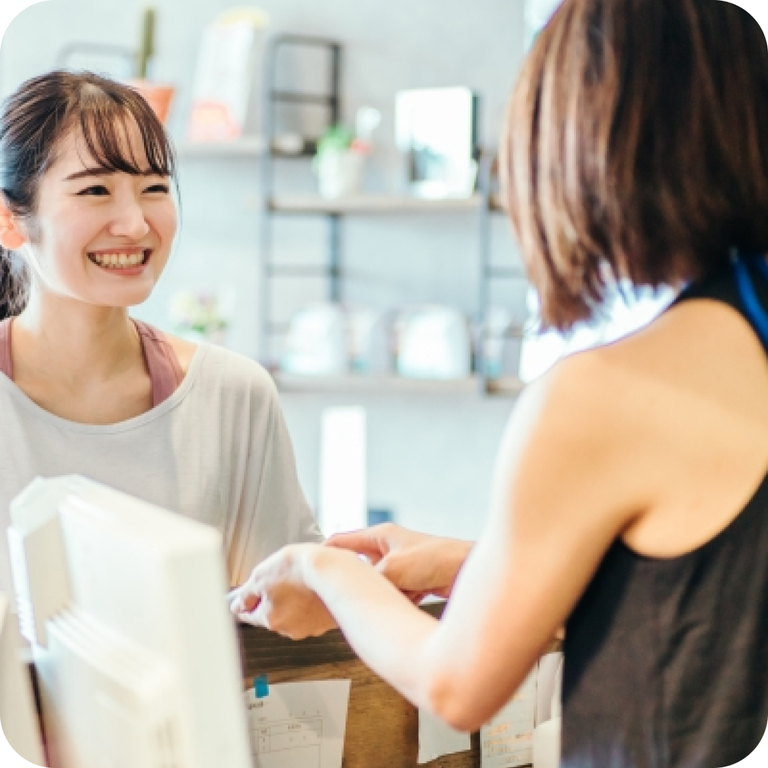 店舗で入会手続き